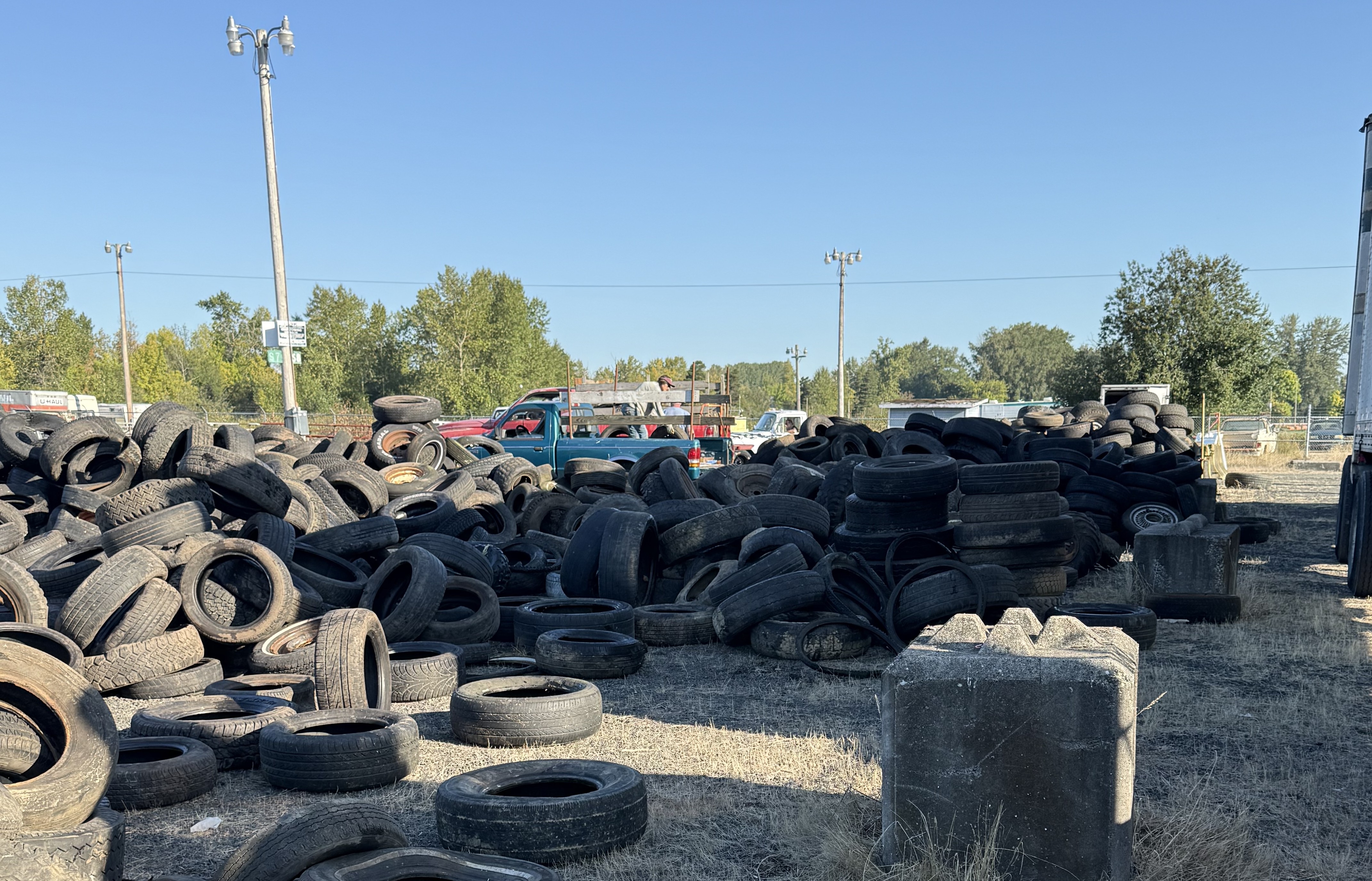 Tires Collected During Washington Tire Amnesty Event in Lewis County