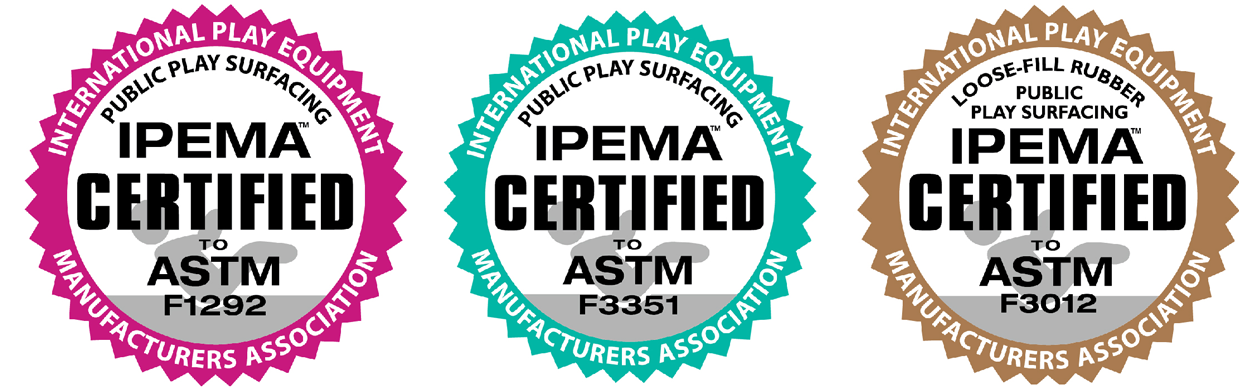 Three IPEMA certification logos