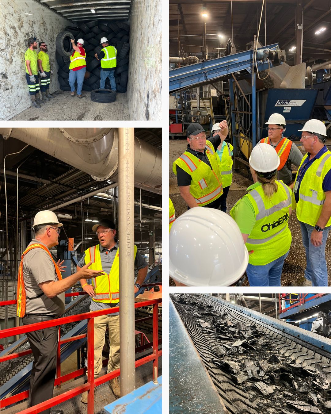 Ohio EPA Tours Liberty Tire Recycling facility in Grove City