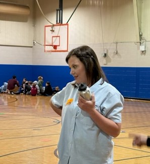 Liberty Partnership with Keep Calhoun Gordon Beautiful Liberty Calhoun employee volunteer at community engagement event