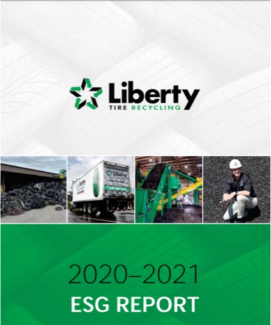 The cover of Liberty Tire's ESG Report