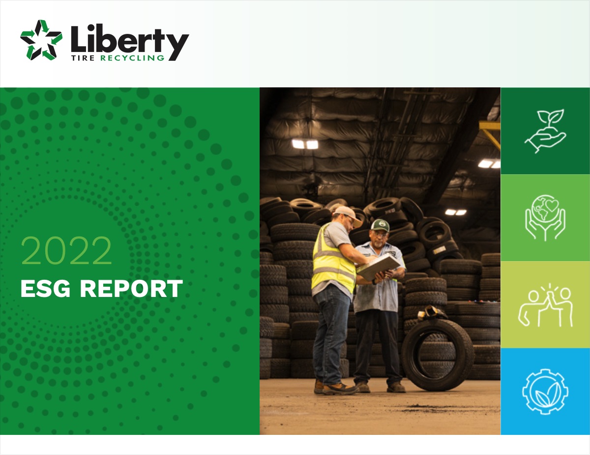 The cover of Liberty Tire's 2022 ESG Report